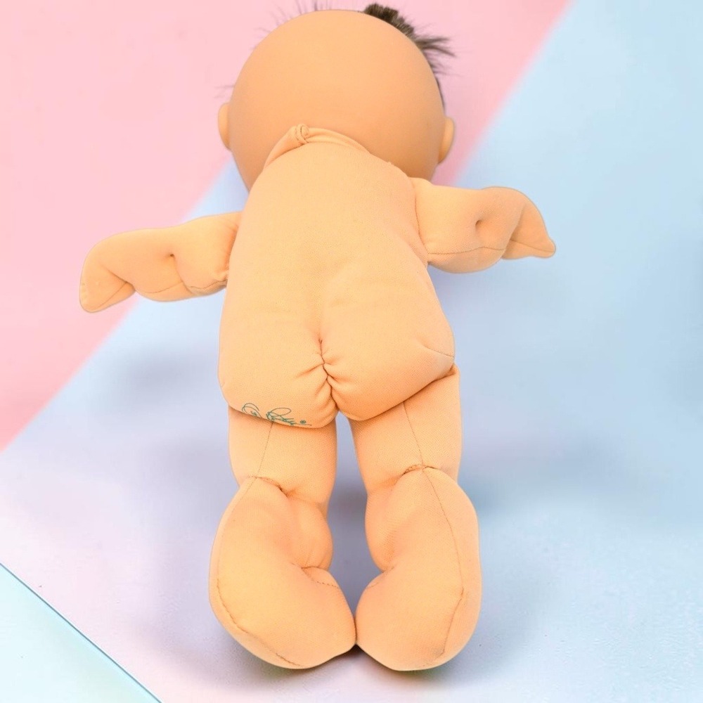 VTG 90's Cabbage Patch Kids Baby Doll 12" Brown Hair Xavier Roberts 1995 CPK - Picture 8 of 13